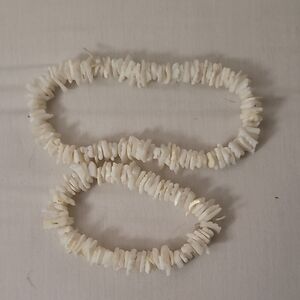 Matching Puka Shell Braclet And Ancklet Or Mom Daughter Bracelets